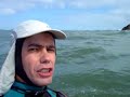 remando na ilha da moela com ressaca