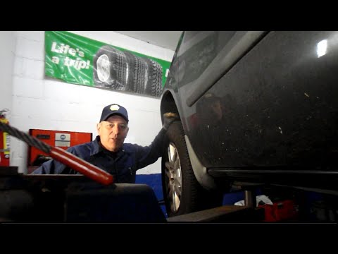 How to replace the front axle on a Dodge Caravan