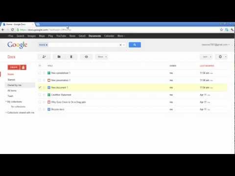how to create google doc