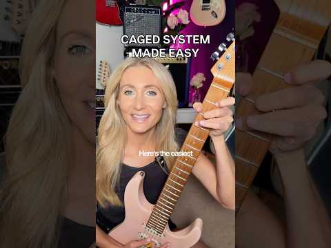 The CAGED System Made Easy! #guitarlesson #guitarteacher #guitarchords #cagedsystem