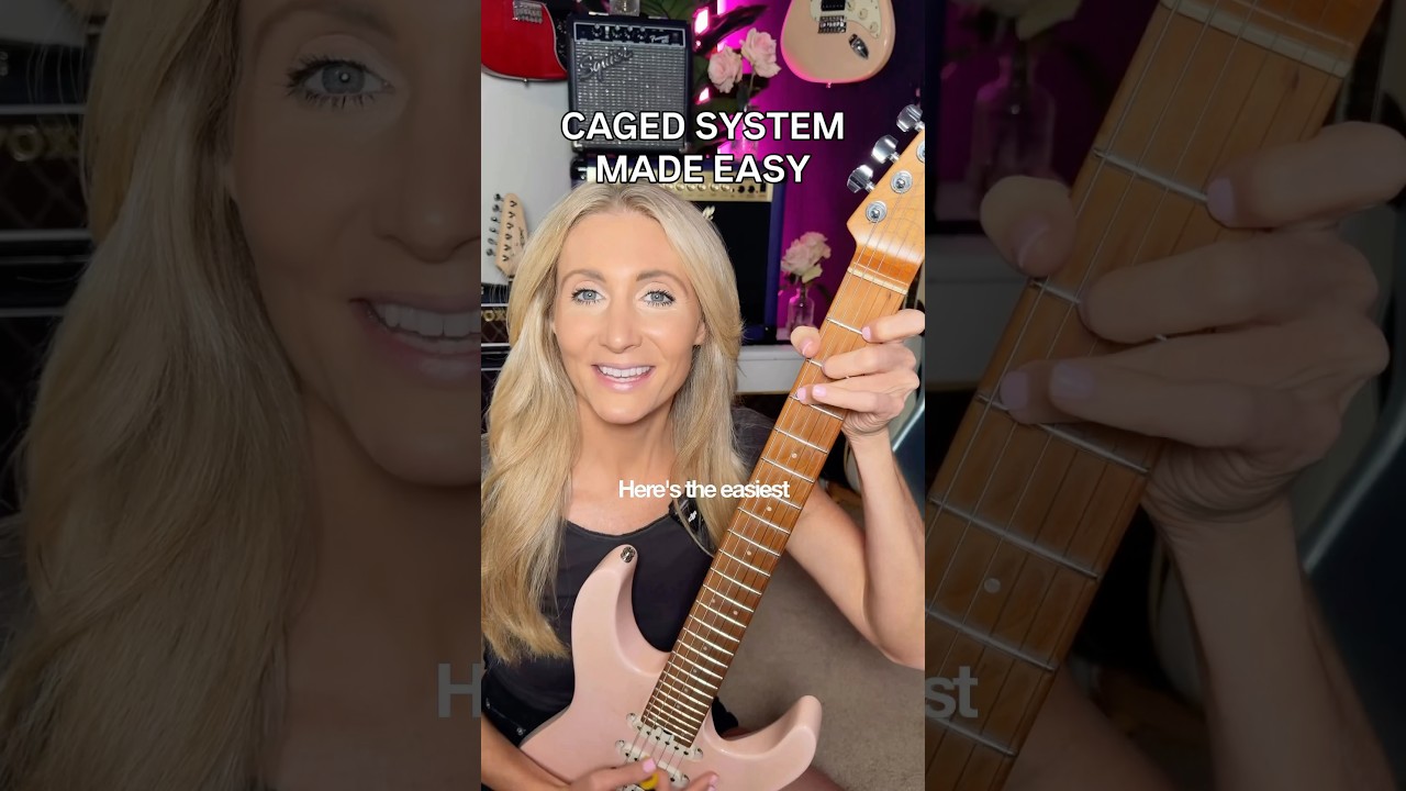 The CAGED System Made Easy! #guitarlesson #guitarteacher #guitarchords #cagedsystem
