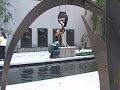 Installation of the Sculpture Garden, MoMA
