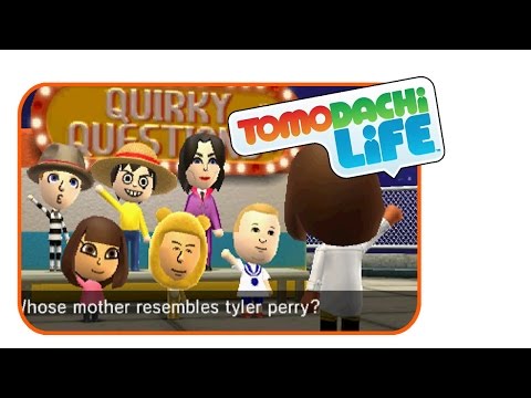 Whose mother resembles Tyler Perry? | Tomodachi Life