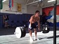 21 x 315 lbs. Deadlift 21 x 315 lbs. Deadlift