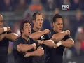 Carl Hayman leading the All Blacks Haka