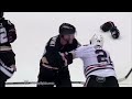 Nick Boynton vs James Wisniewski from the Chicago Blackhawks at Anaheim Ducks game on Mar 17, 2010. via www.hockeyfights.com