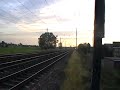 Class 220 CrossCountry passes Copmanthorpe Crossing with horn