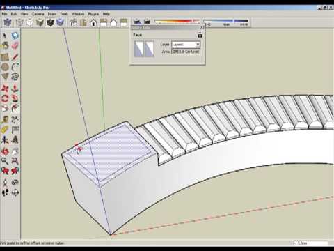 Sketchup ile Tugla Bank Tasarımı-Evren Cavusoglu