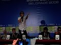 San Marino Miodio playing in the Press Center