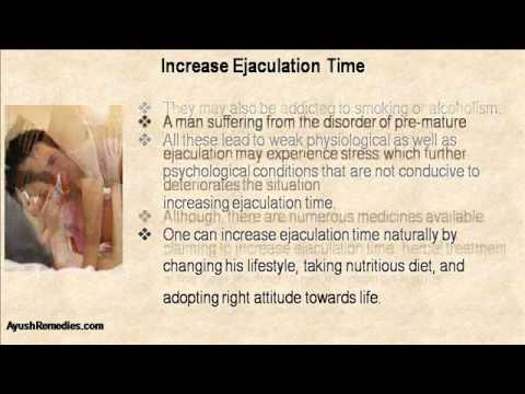 how to get more time before ejaculation