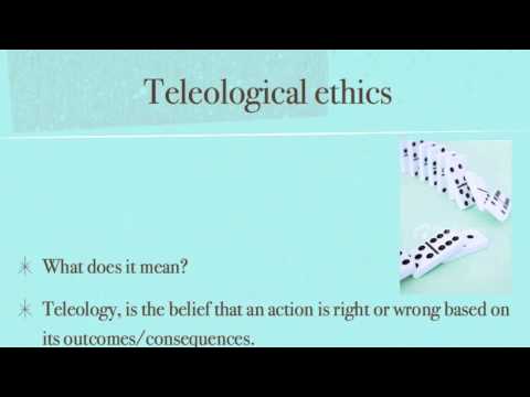 the difference between teleological and deontological Deontological vs teleological ethical systems -means ethics, especially that branch dealing with duty, moral obligation, and right action -is the theory of morality that derives duty or moral obligation from what is good or desirable as an end to be achieved. the difference between teleological and deontological Deontological vs teleological ethical systems -means ethics, especially that branch dealing with duty, moral obligation, and right action -is the theory of morality that derives duty or moral obligation from what is good or desirable as an end to be achieved.