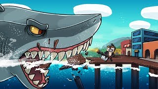 Jaws Movie 3 - MEGALODON VS THE CITY! (Minecraft Roleplay)