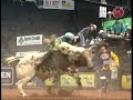 dallas' bryan richardson rides page & buck's savage shaker for 90 points during the copenhagen bull ridingsm challenger tour championship presented by dickies short go, taking the round win (and $32,000 dollars).