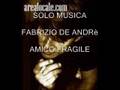 fabrizio de andrè - amico fragile