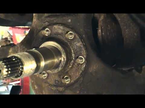 how to remove u joint from front axle