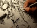 Jim Lee Inking Heroes\