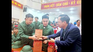 Thành phố Uông Bí gặp mặt thanh niên lên đường nhập ngũ năm 2024