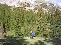terry elpers, with full pack, muni'ing the continental divide trail, just west of salida, colorado, 2007