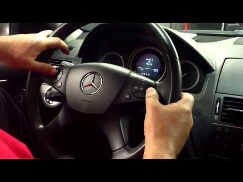 how to reset service mercedes a class
