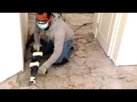 how to remove ceramic tile