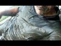 Mudbath in lake Panguipulli in Chile