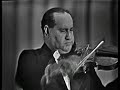 Yehudi Menuhin & David Oistrakh play Double Violin Concerto in D minor - BWV 1043 - Vivace (1° movement) by Johann Sebastian Bach