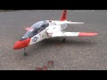 RC BAE Hawk T-45 in Rolling Action