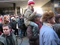 Protest in Varsavska st., Zagreb, jan. 26 2008