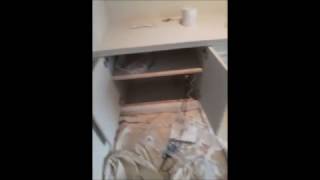Painting a Custom Built-In Alcove Unit