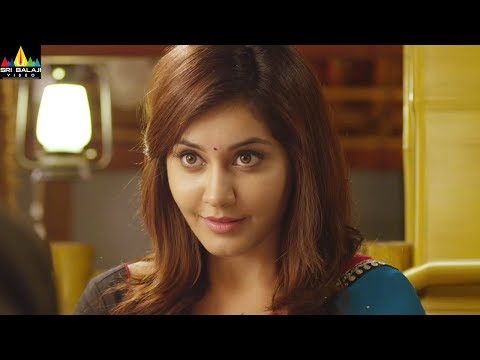 Oohalu Gusagusalade Movie Srinivas Avasarala Flirting with Rashi Khanna | Sri Balaji Video