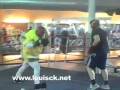louis CK boxing and getting his stupid fat ass kicked