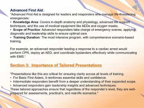 01 Uni Life First Aid introduction information 2025