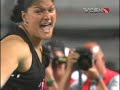 Valerie Vili wins shot put title