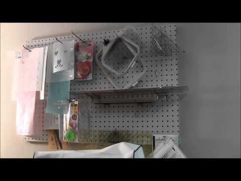 how to fasten pegboard