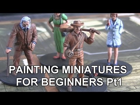 how to paint plastic d&d miniatures