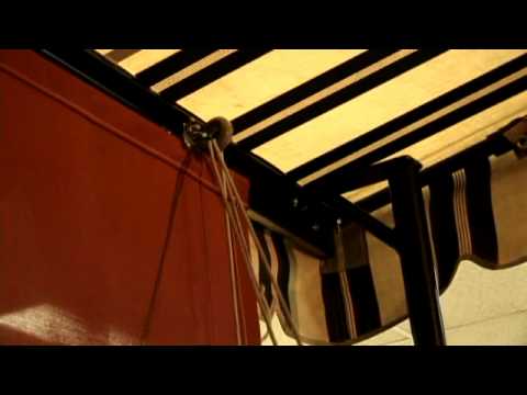 how to fit awning curtains