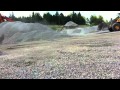 Stockpiling gravel
