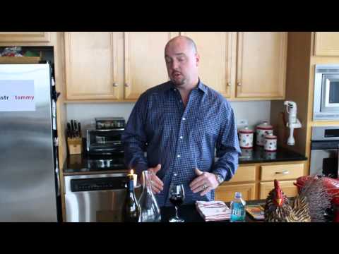 how to properly pour wine