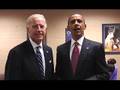 Barack Obama and Joe Biden Add Their Names to the Ballots