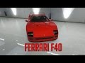 1987 Ferrari F40 1.1.2 для GTA 5 видео 12