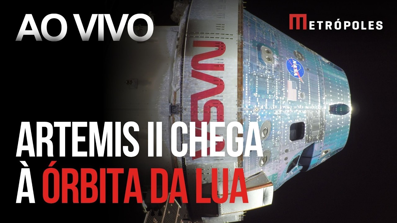 AO VIVO: veja a chegada da Artemis II à orbita da Lua