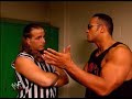 WWF Judgment Day 2000 - The Rock & Shawn Michaels Backstage