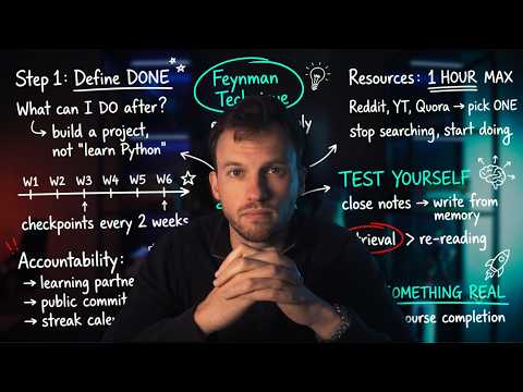How to Teach Yourself Anything (The Self-Study Blueprint)
