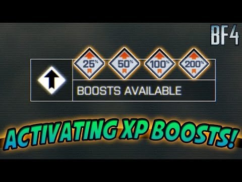 how to enable xp boosts bf4