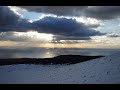 【伊豆大島】雪の櫛形山初日の出2022