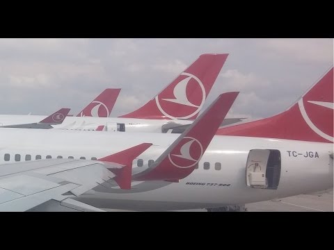 Great sunlight landing! Turkish Airlines TC-JHN at Istanbul Ataturk Airport- B737-8F2