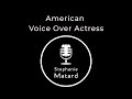 Voix off américaine - Stephanie Matard