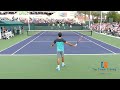 Treino de Roger Federer