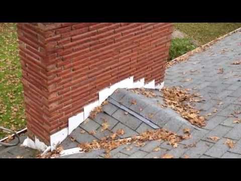 how to fix roof leak around chimney