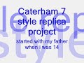 Caterham 7 style replica project